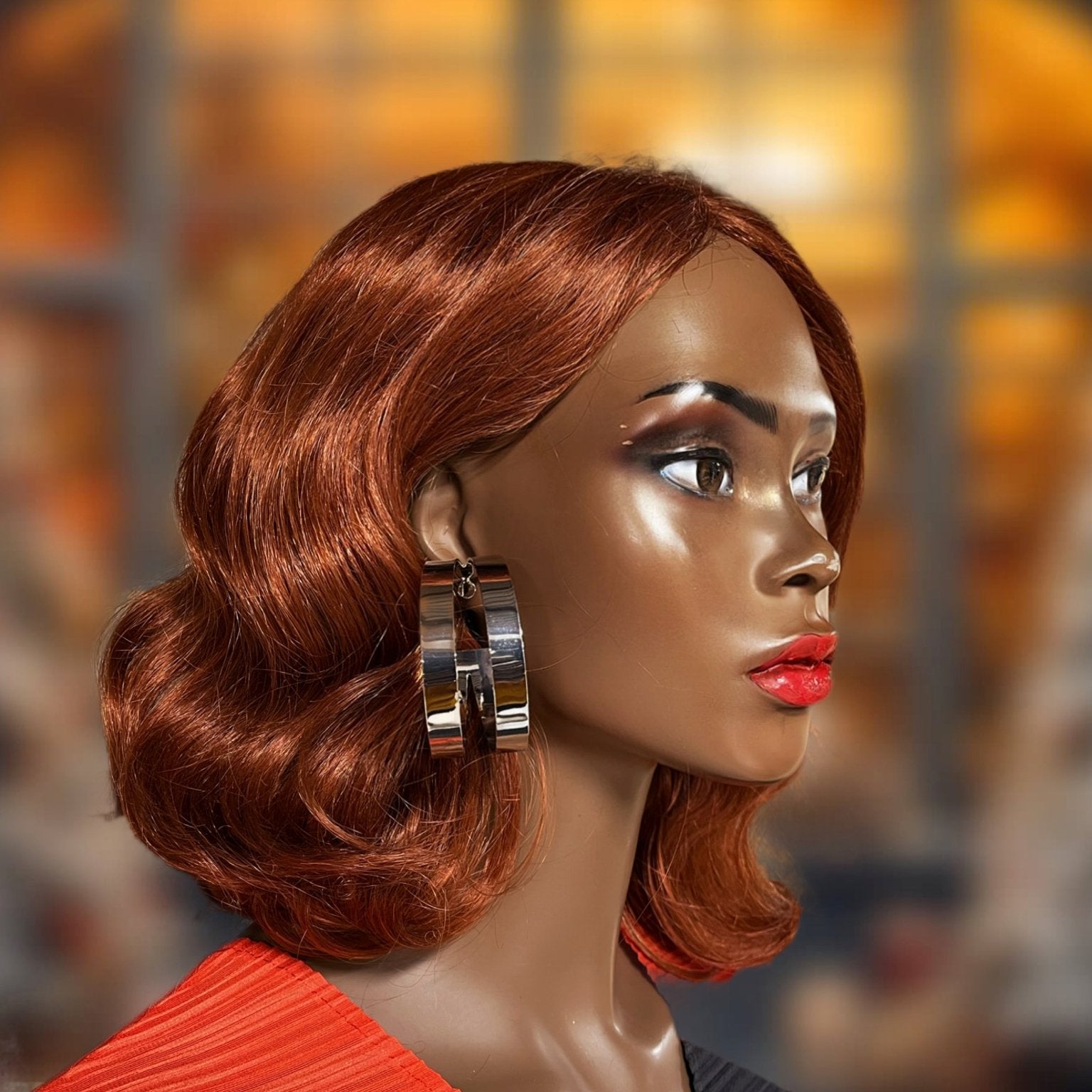 Chunky Split Metal Hoop Earrings - Trufacebygrace
