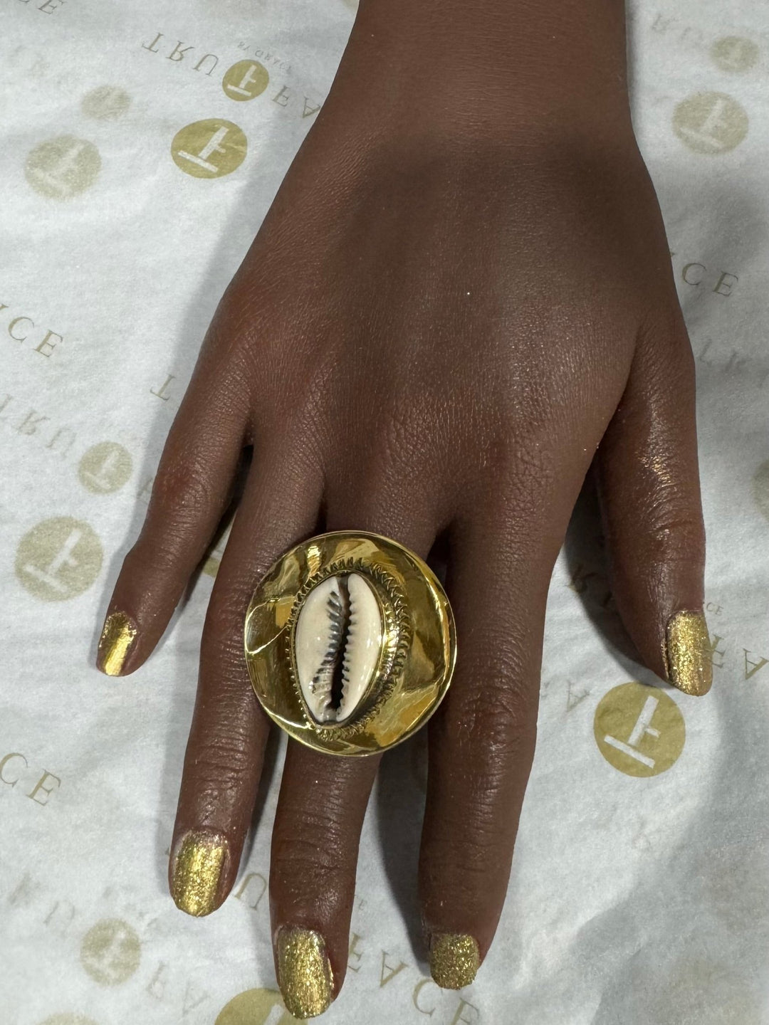 Cowrie Crown Ring - Trufacebygrace