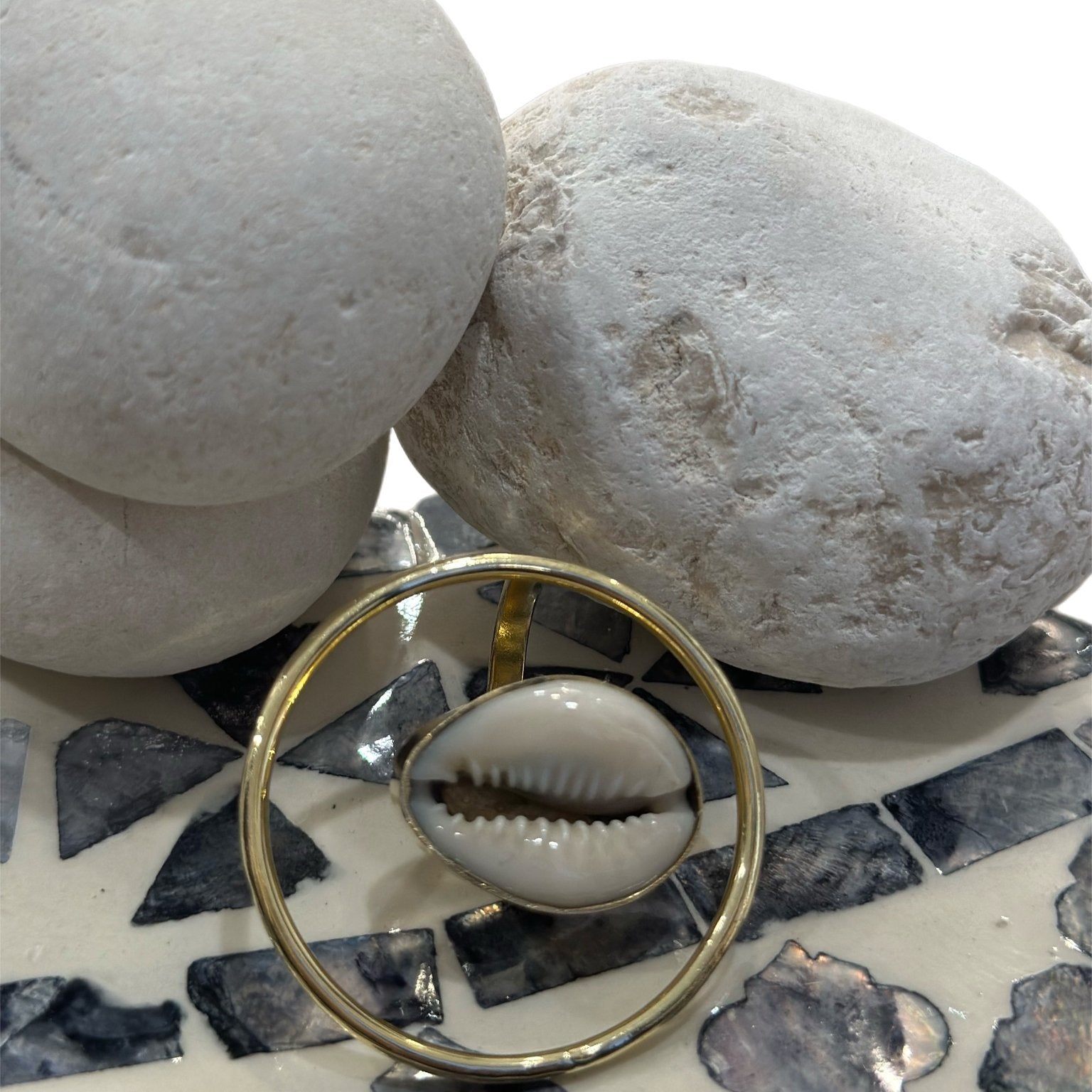 Cowry Halo Ring - Trufacebygrace