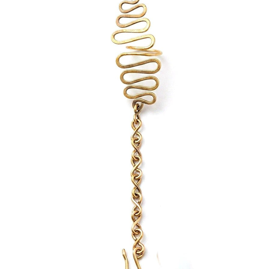 Cowry Ne Brass Bracelet - Trufacebygrace