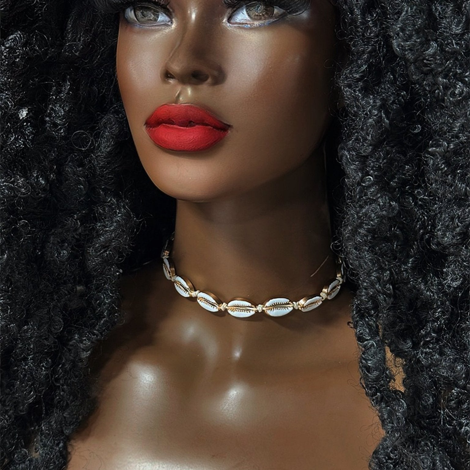 Cowry Shell Necklace/headpiece - Trufacebygrace