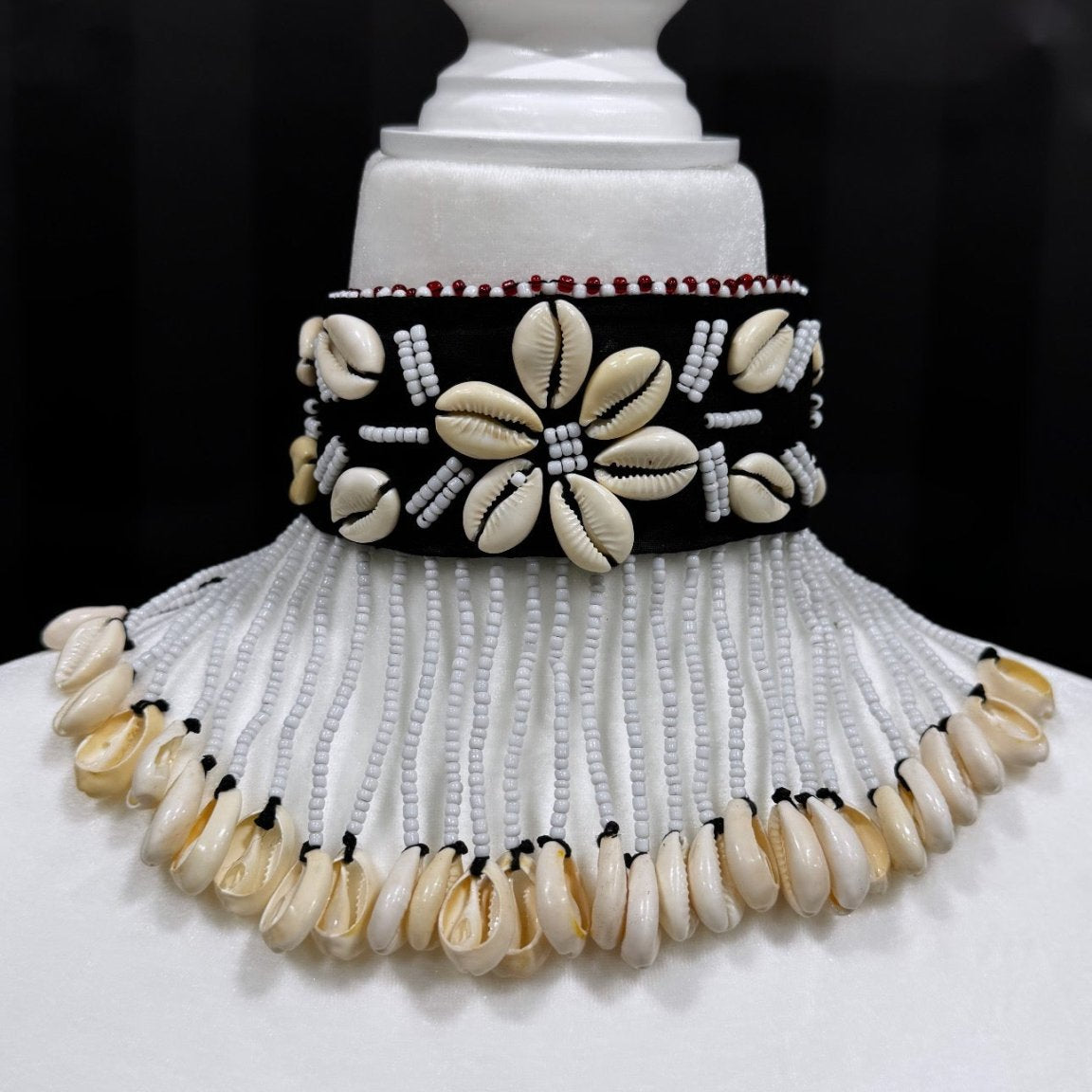 Cowry whisper choker necklace/ headband - Trufacebygrace