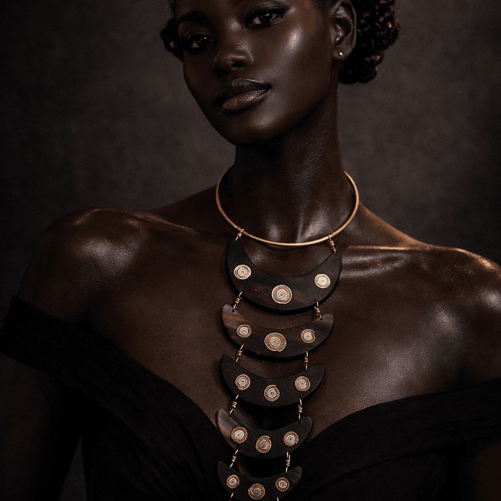Crescent Statement Collar Necklace - Trufacebygrace