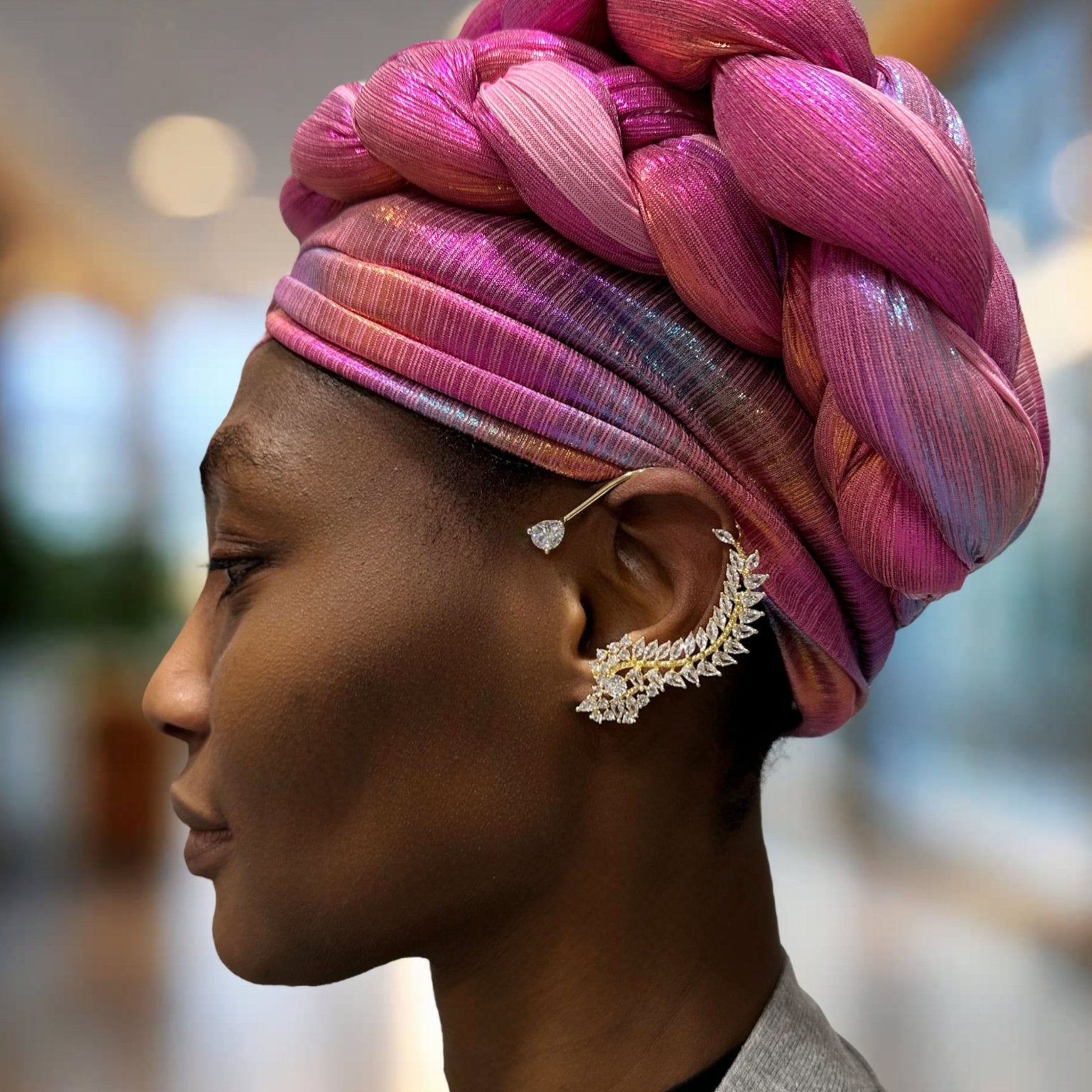 Dede Zirconia Ear cuff/ Earring - Trufacebygrace