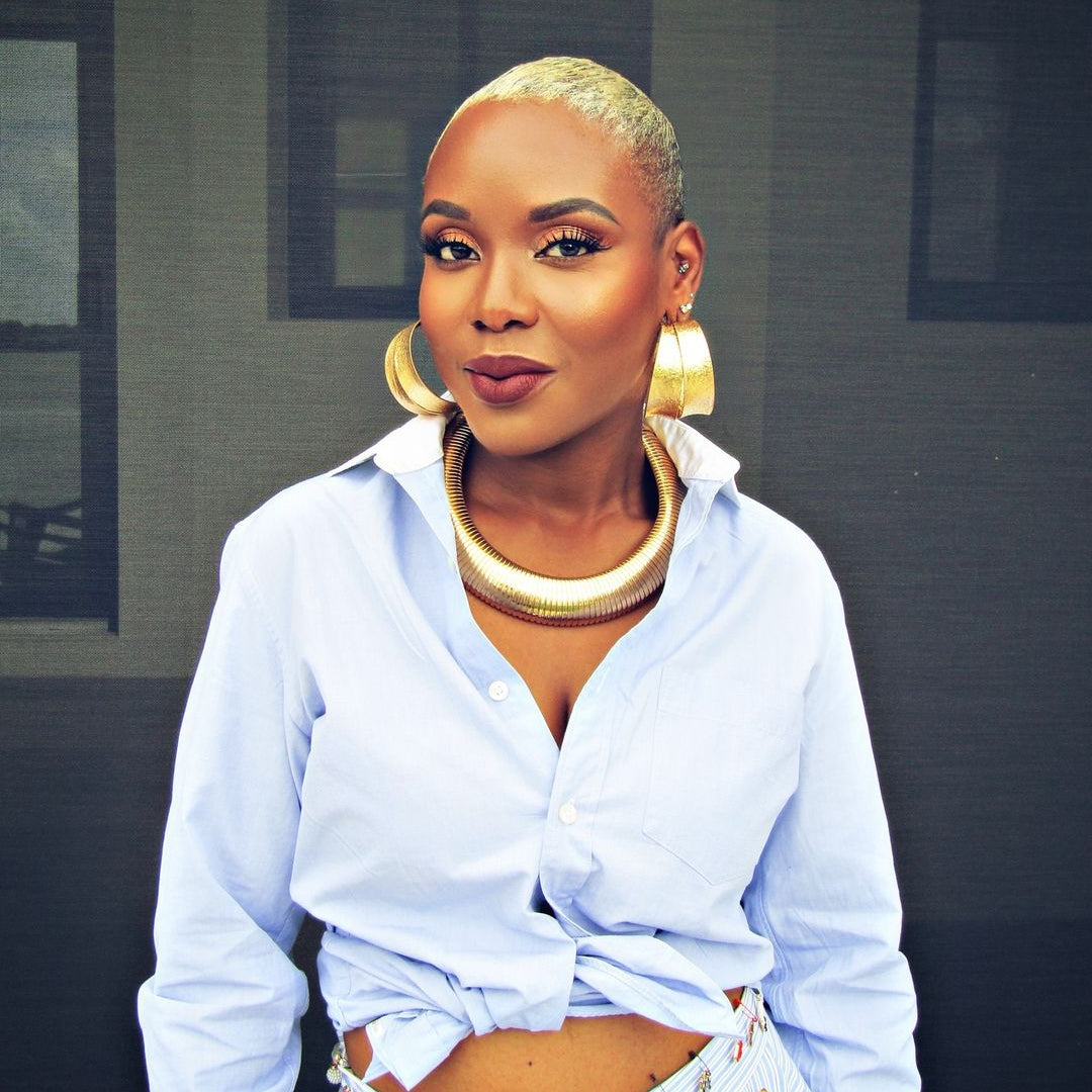 Didara Thick Gold Choker / Necklace - Trufacebygrace
