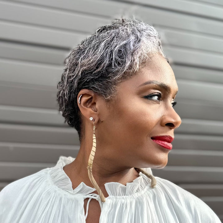 Dua Nsa Acacia Hook Earrings - Trufacebygrace