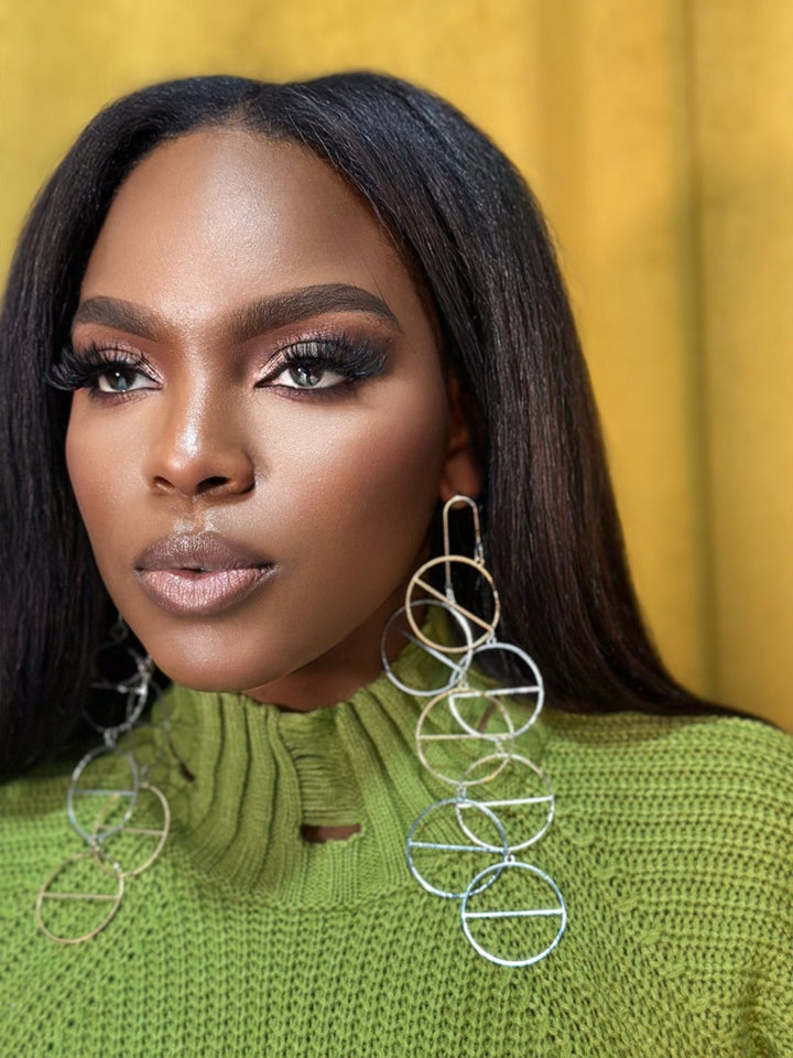 Endless Loop Dangling Earring - Trufacebygrace