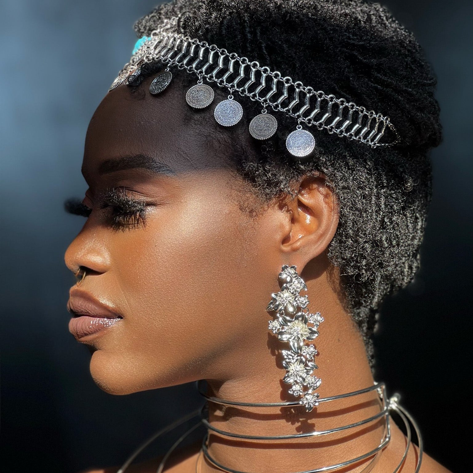 Enhaban Statement Gold Earrings - Trufacebygrace