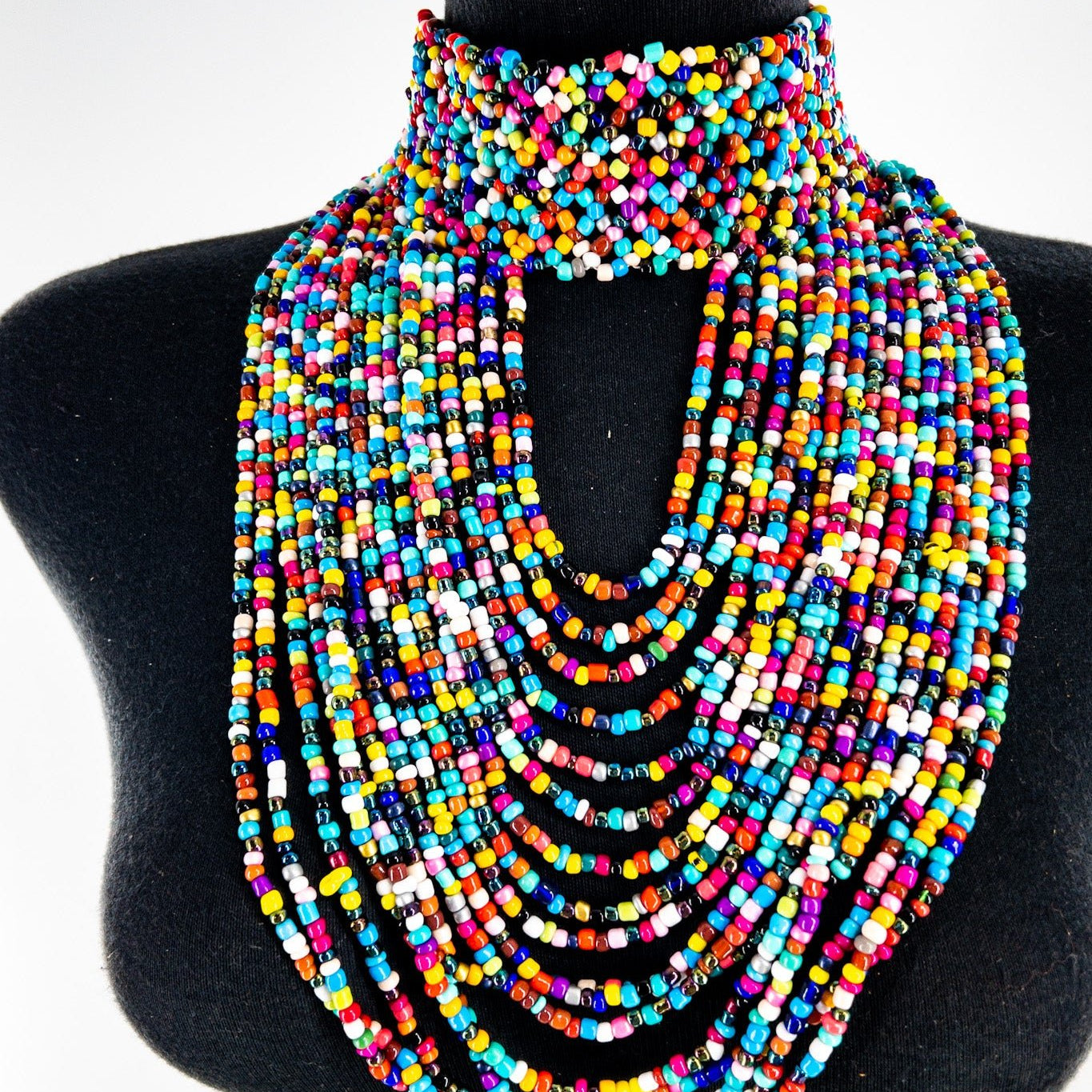 Enigye beaded choker necklace - Trufacebygrace
