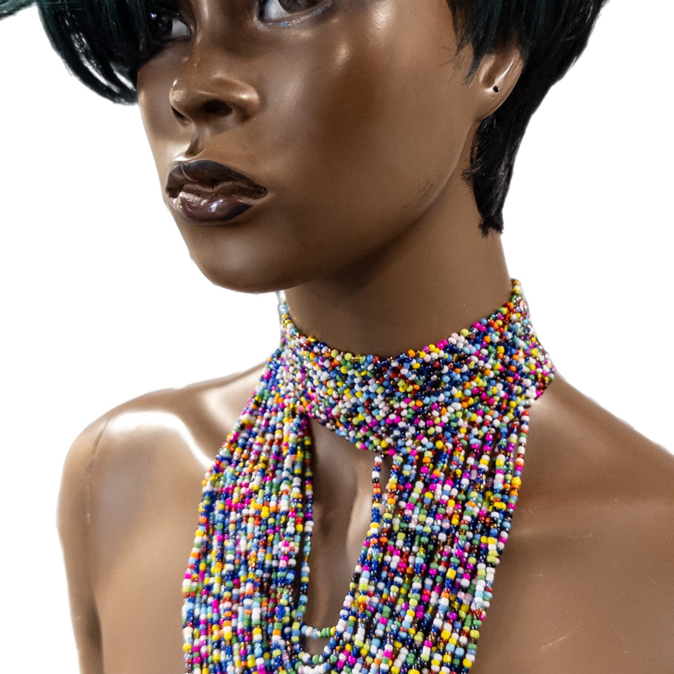Enigye beaded choker necklace - Trufacebygrace
