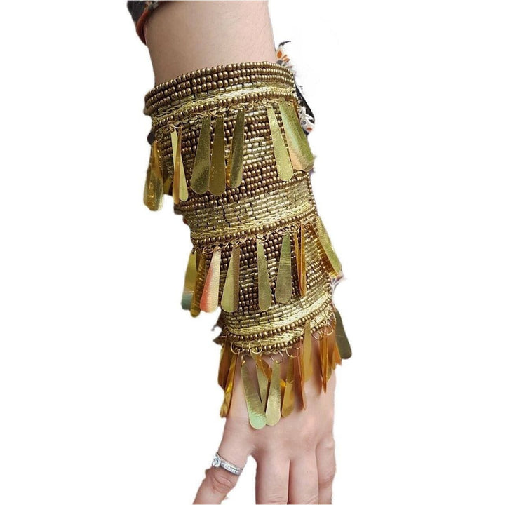 Eno Nie Studded Gold Choker and statement Necklace / Bracelet set - Trufacebygrace