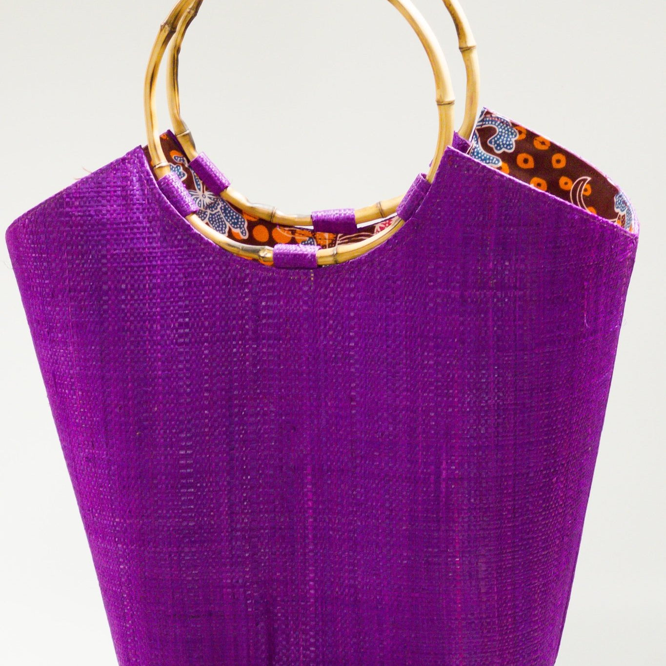 Esinam Straw and Ankara bag - Trufacebygrace