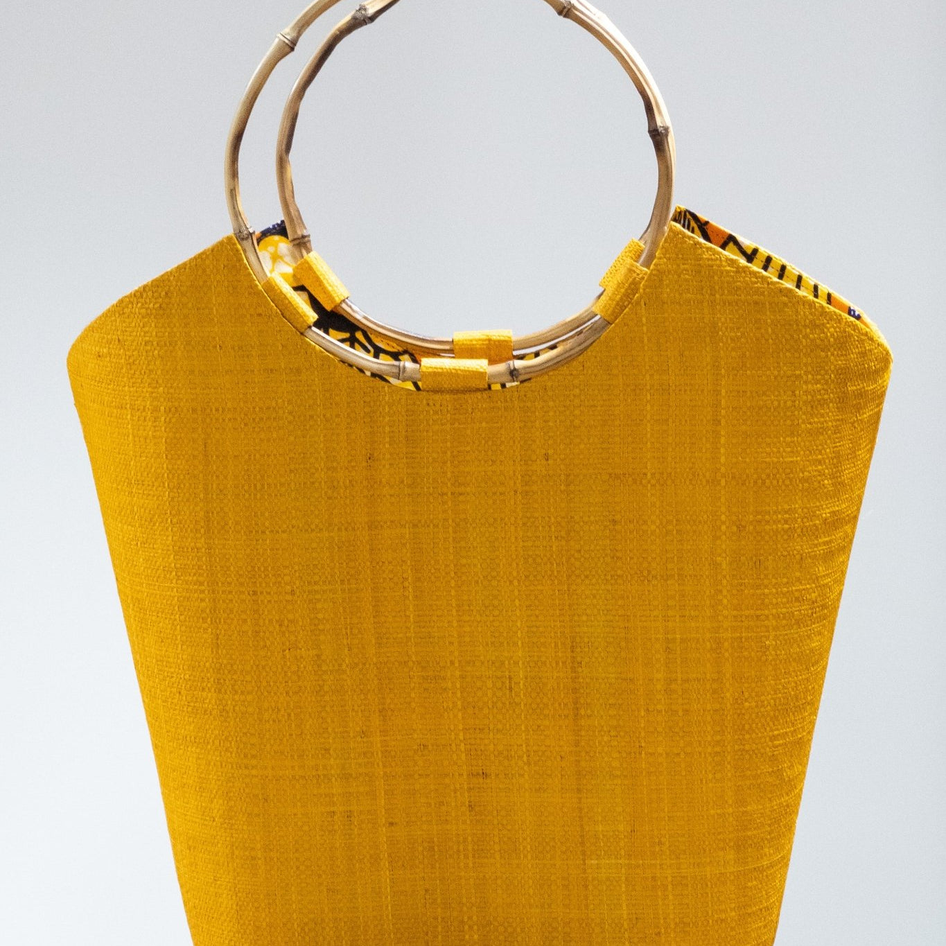 Esinam Straw and Ankara bag - Trufacebygrace