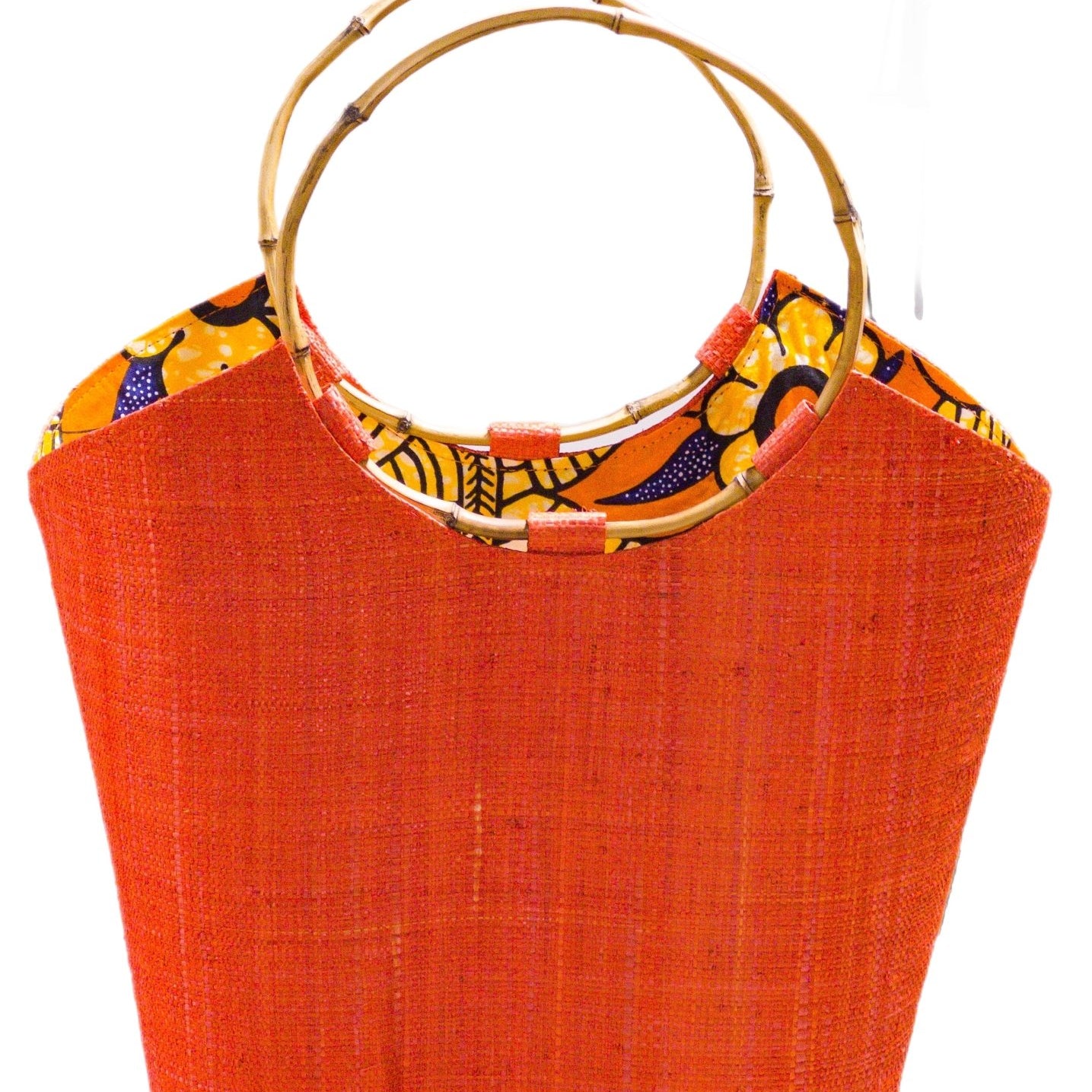 Esinam Straw and Ankara bag - Trufacebygrace