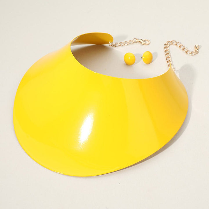 Etre Bold Collar Statement Necklace Set - Trufacebygrace