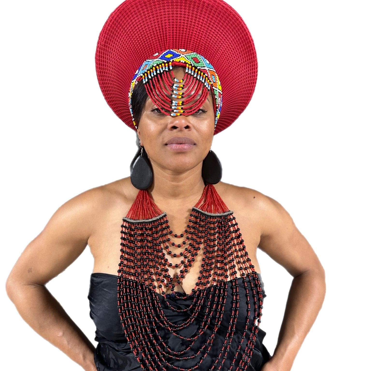 Etta Multi beads statement lightweight Necklace - Trufacebygrace