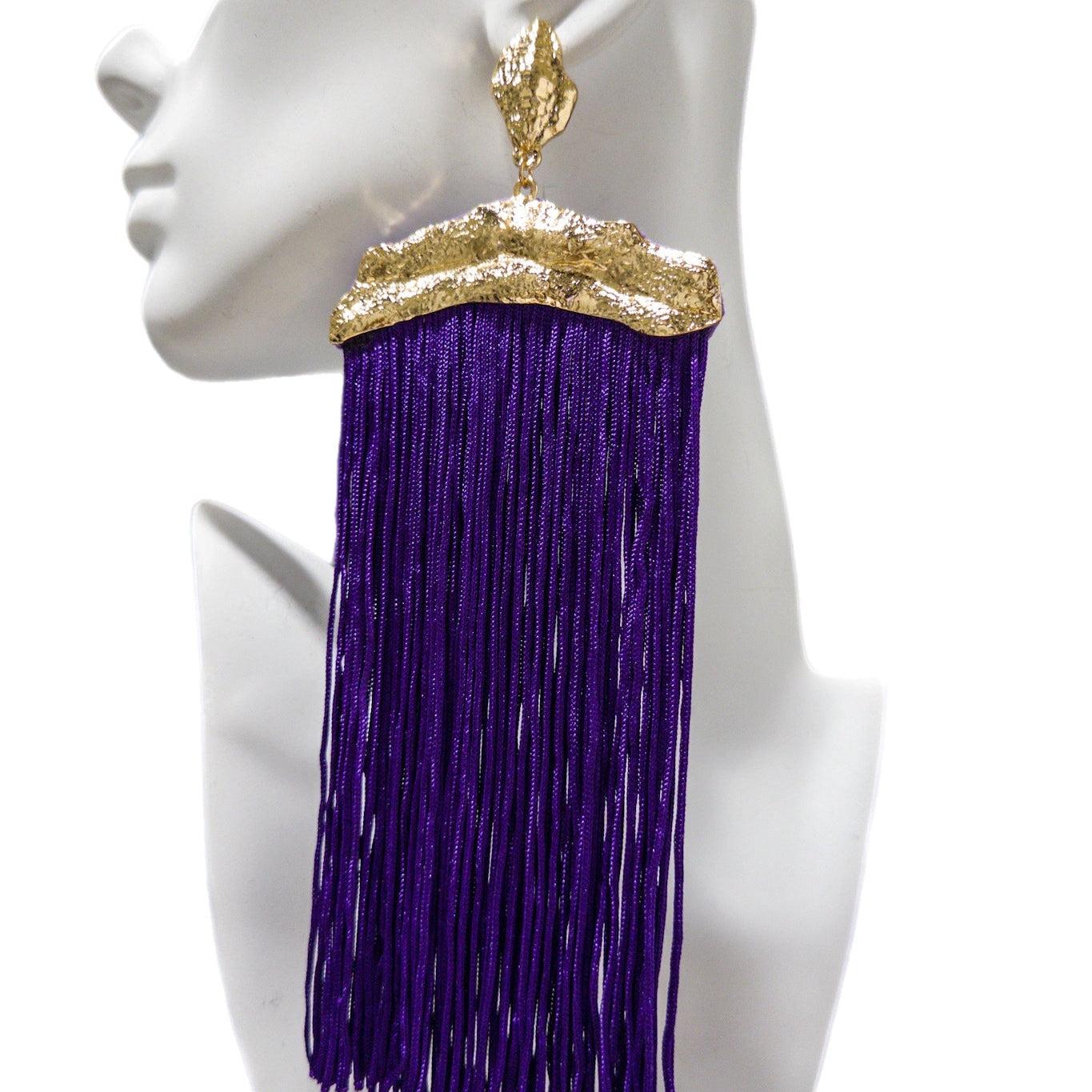 Extra long Fringe symphony earrings - Trufacebygrace