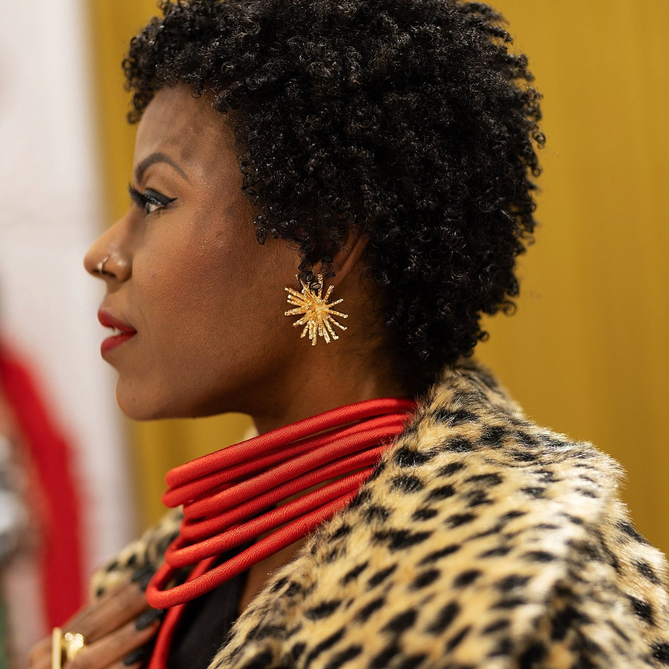 Fireworks clip on stud earrings - Trufacebygrace