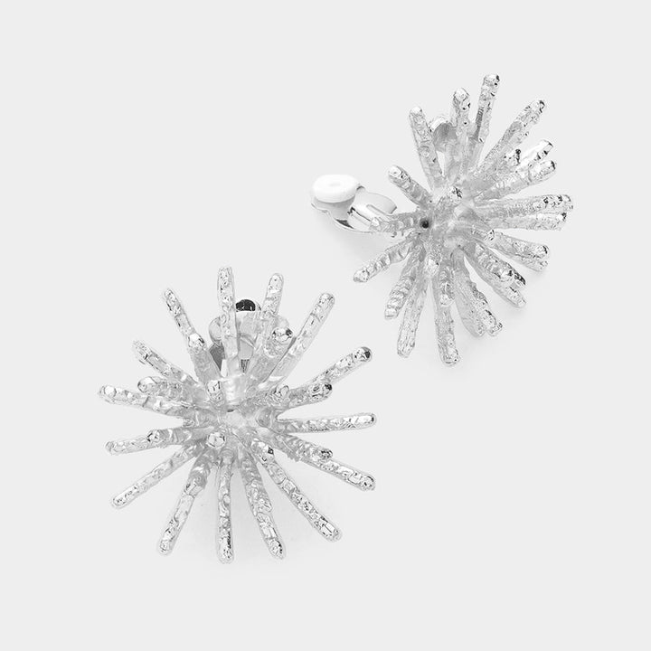 Fireworks clip on stud earrings - Trufacebygrace