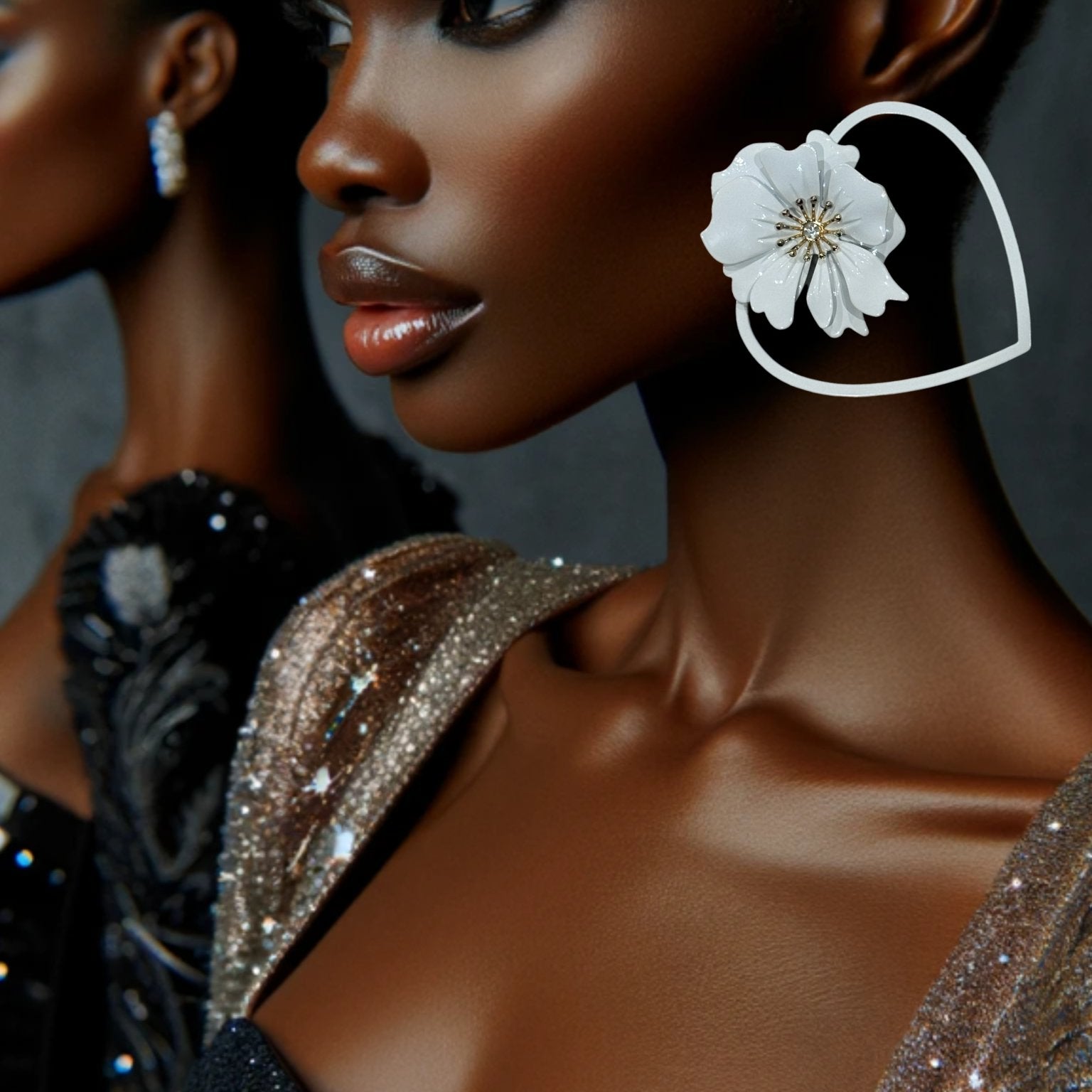 Flower in Love White Blossom Earrings - Trufacebygrace