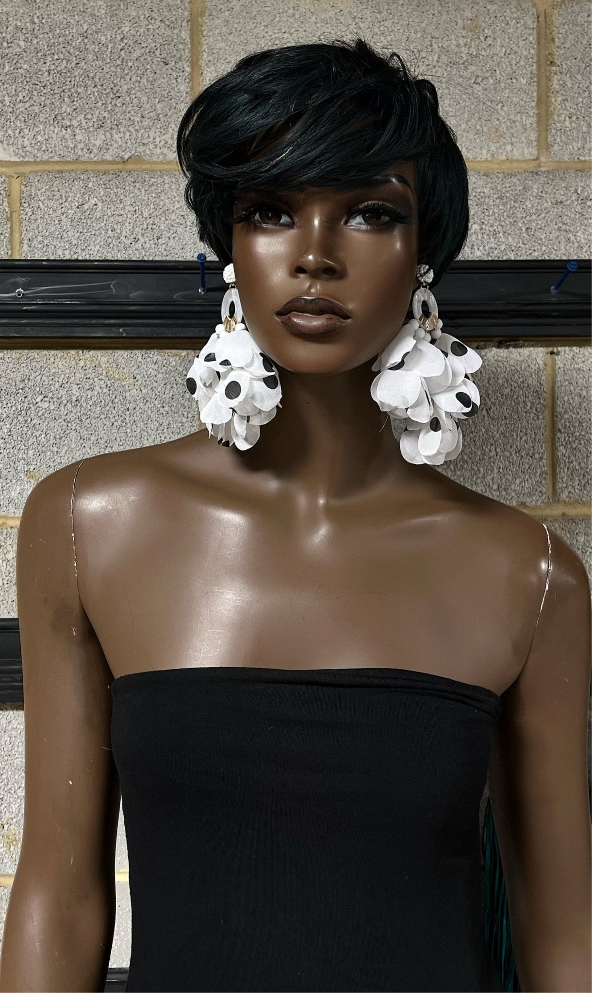 Flower Petals Puff Earrings - Prints - Trufacebygrace