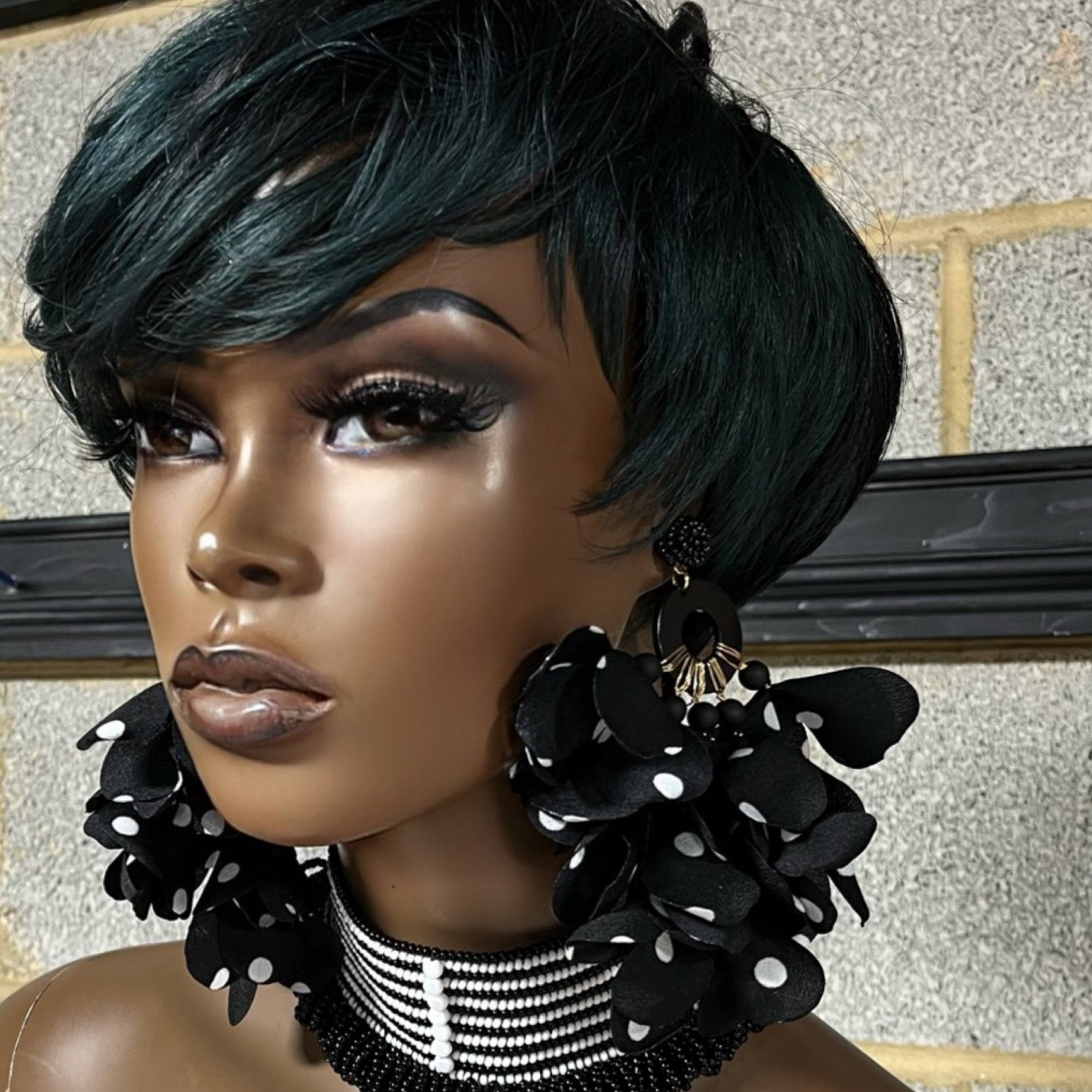 Flower Petals Puff Earrings - Prints - Trufacebygrace