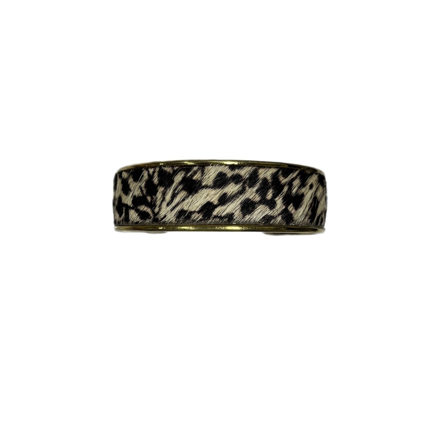 Free Spirited Brass and Leather bracelet / bangle - Trufacebygrace