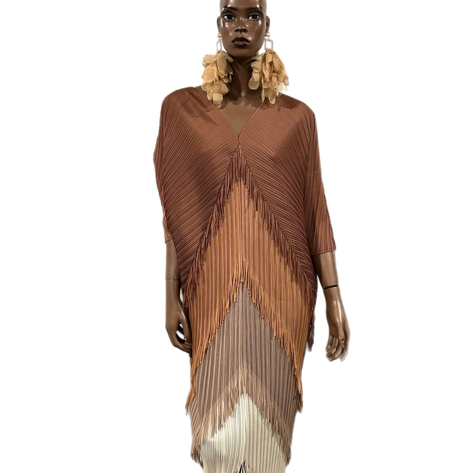 Fringe Tassel Pleated Dress - Trufacebygrace