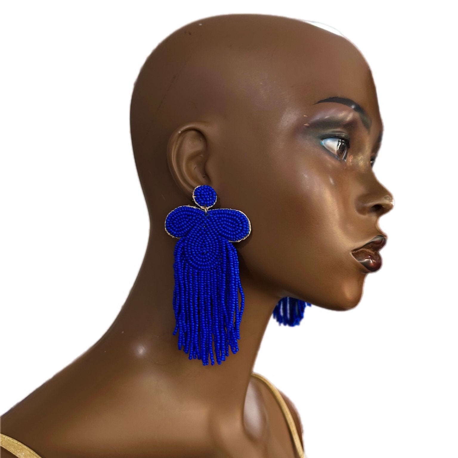 Fringella Statement Earrings - Trufacebygrace