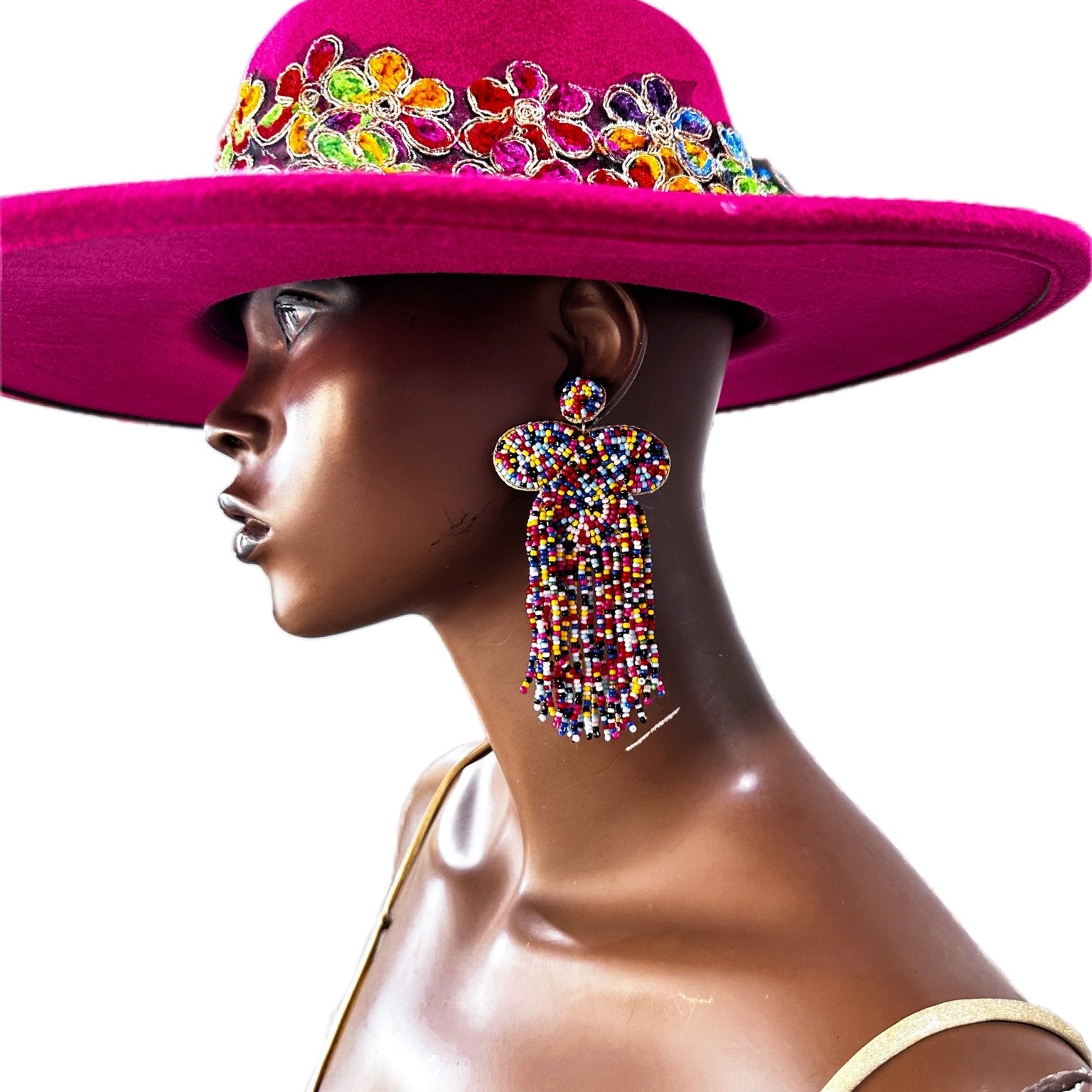Fringella Statement Earrings - Trufacebygrace