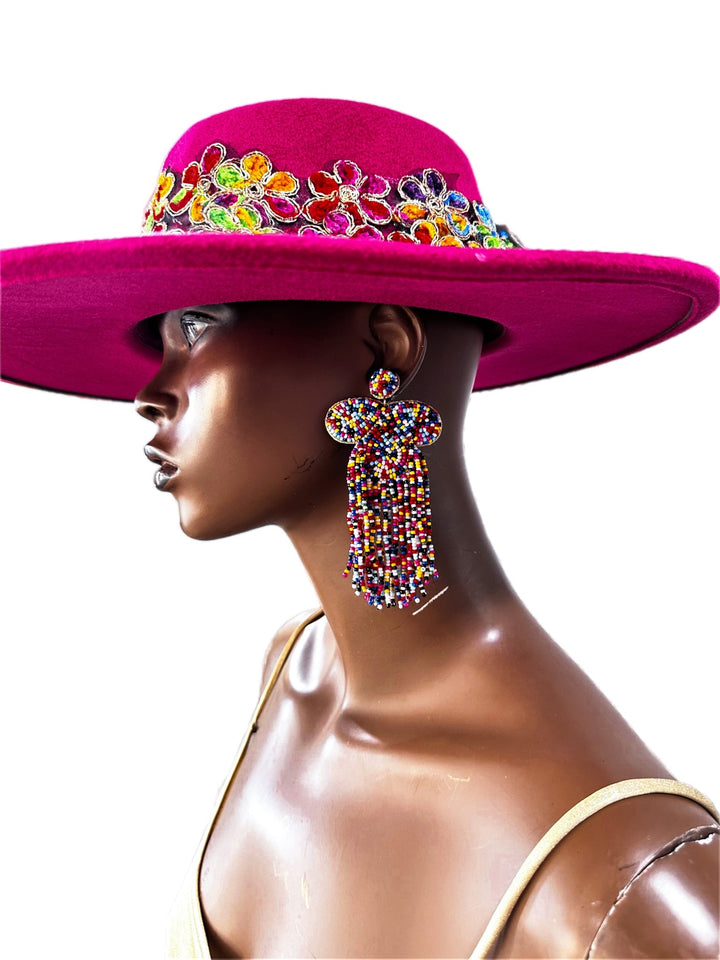 Fringella Statement Earrings - Trufacebygrace