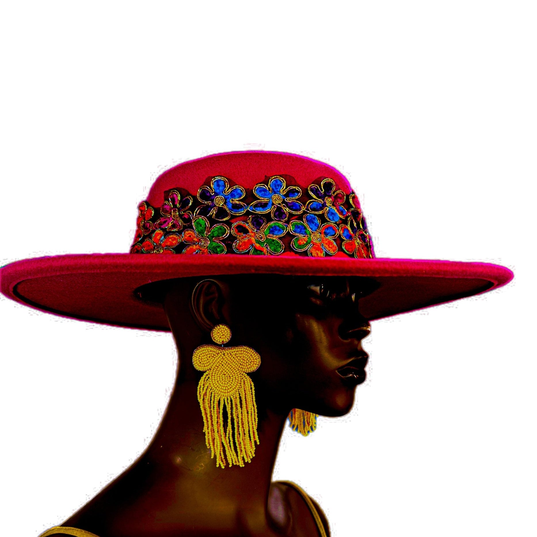 Fringella Statement Earrings - Trufacebygrace
