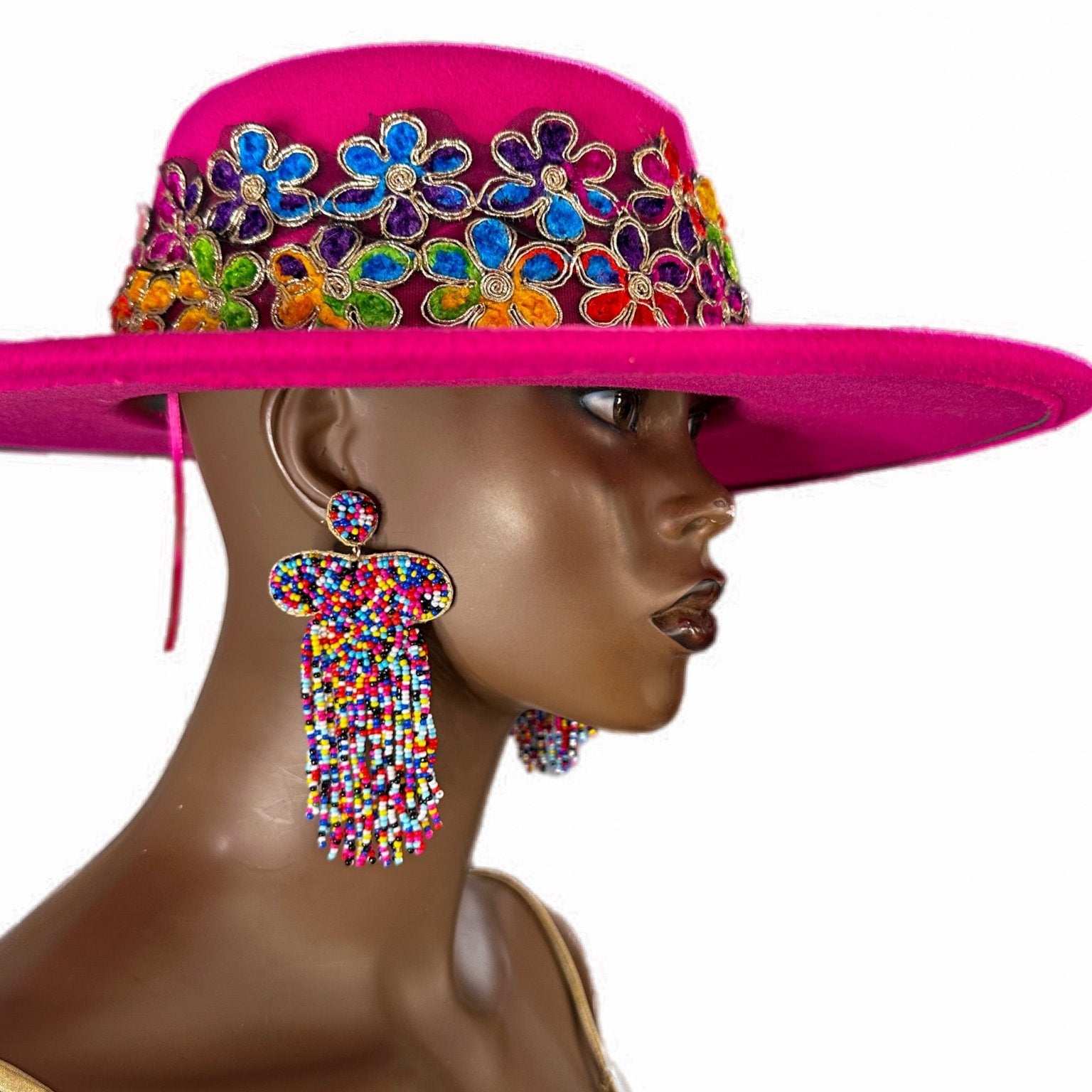 Fringella Statement Earrings - Trufacebygrace