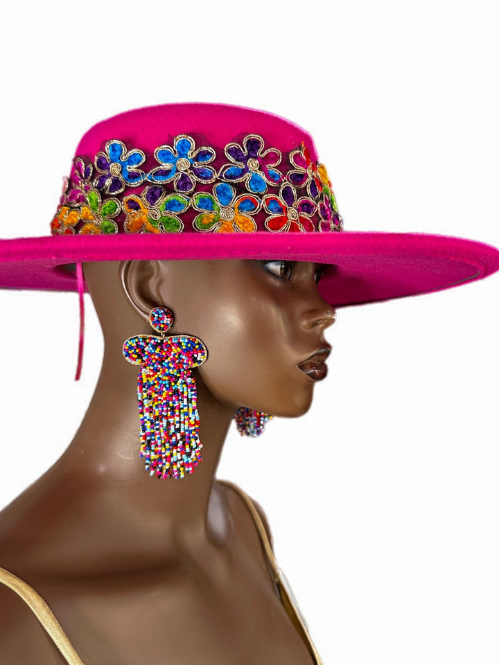 Fringella Statement Earrings - Trufacebygrace