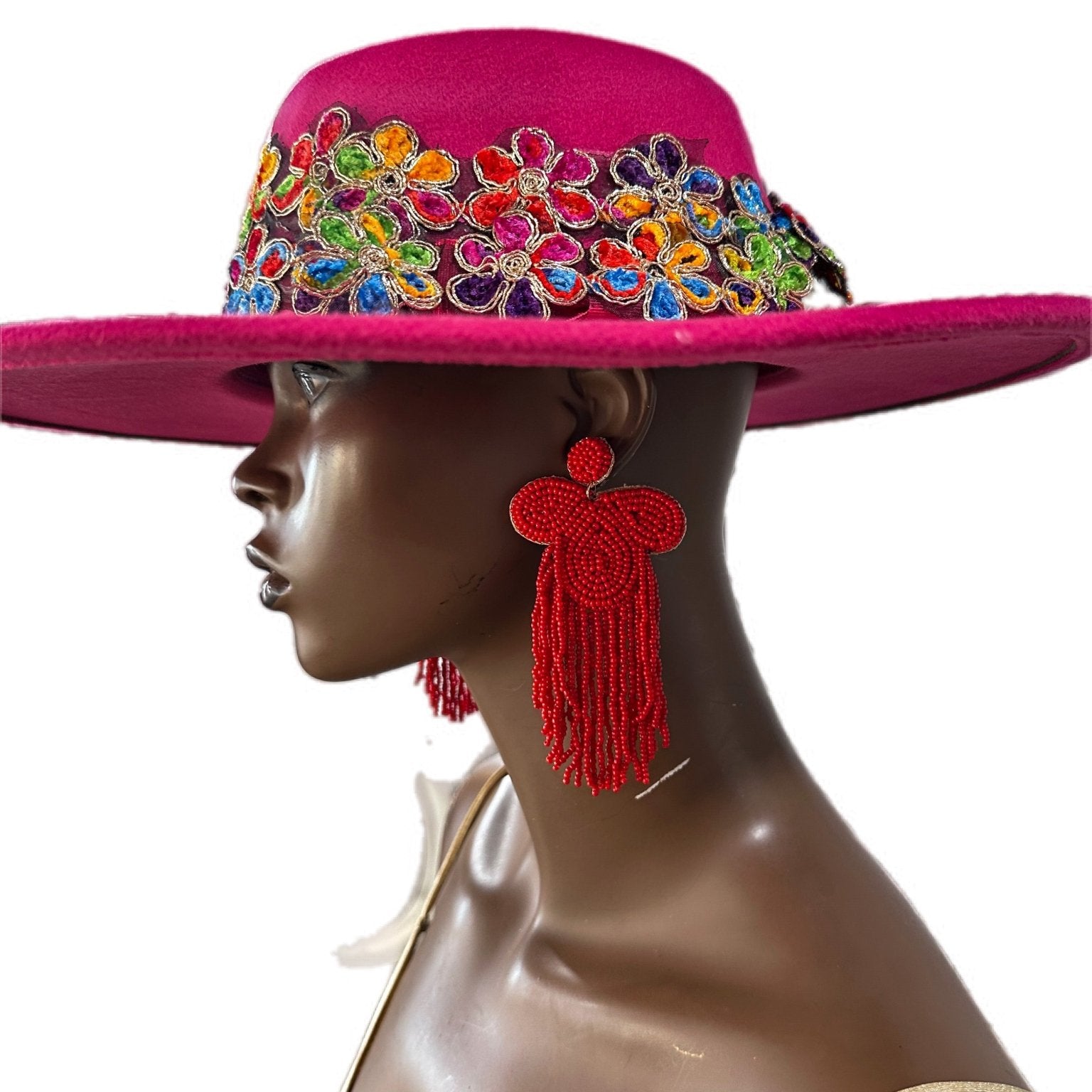 Fringella Statement Earrings - Trufacebygrace