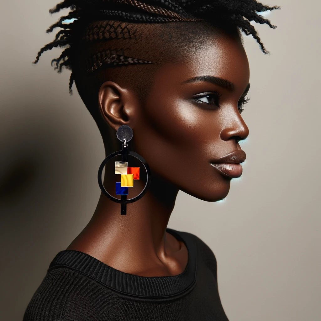 Gaia Resin Lightweight Earrings - Trufacebygrace