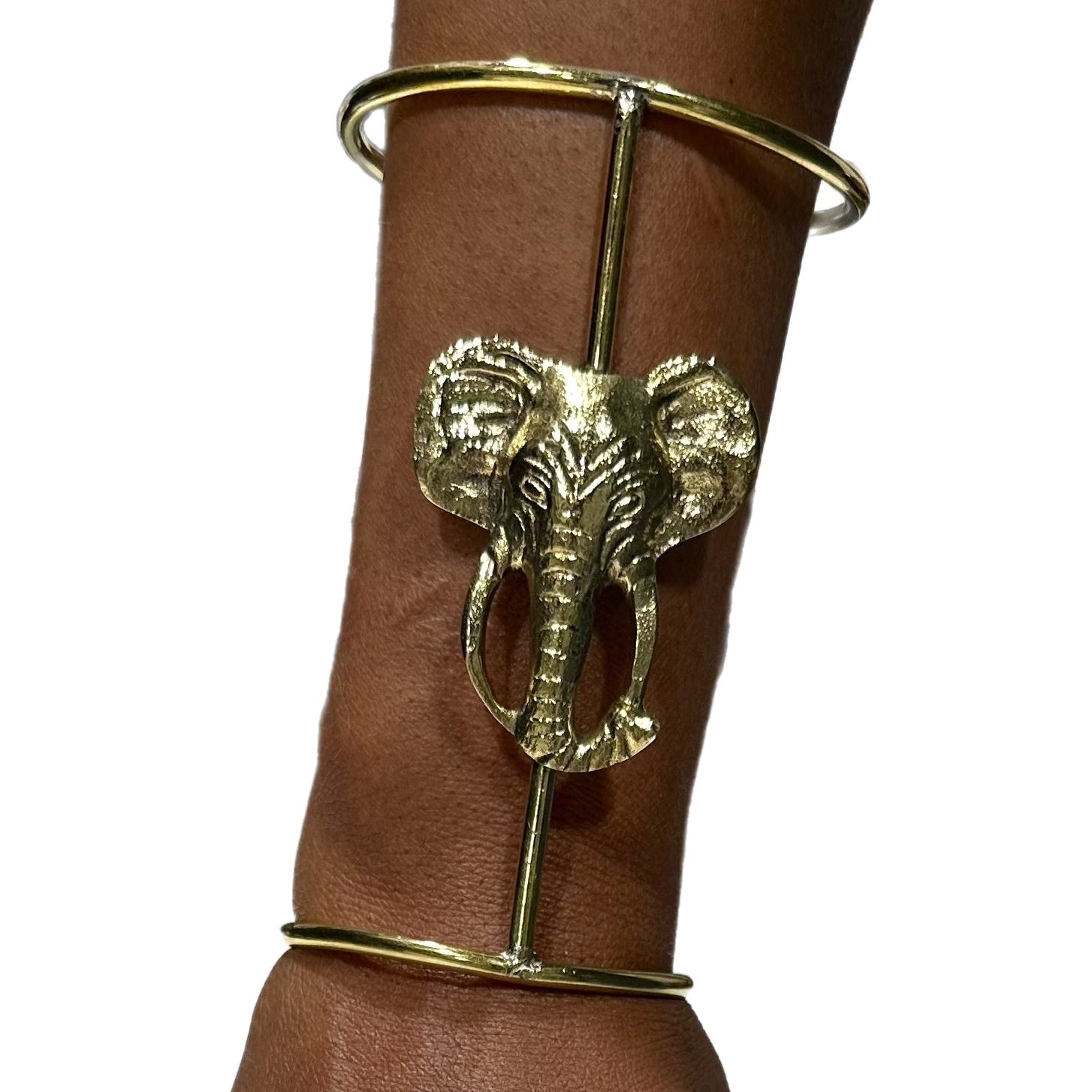 Genuine Brass Elephant hand Cuff/bracelets - Trufacebygrace