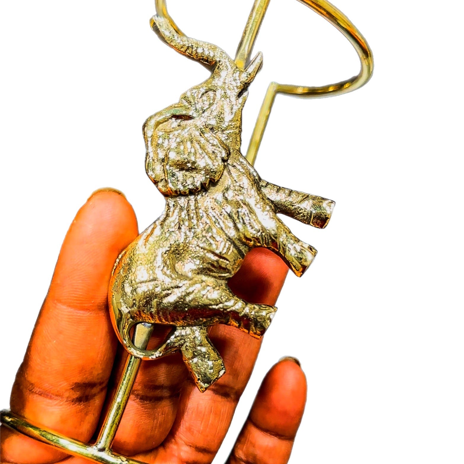 Genuine Brass Tusk Up Elephant hand Cuff/bracelet - Trufacebygrace