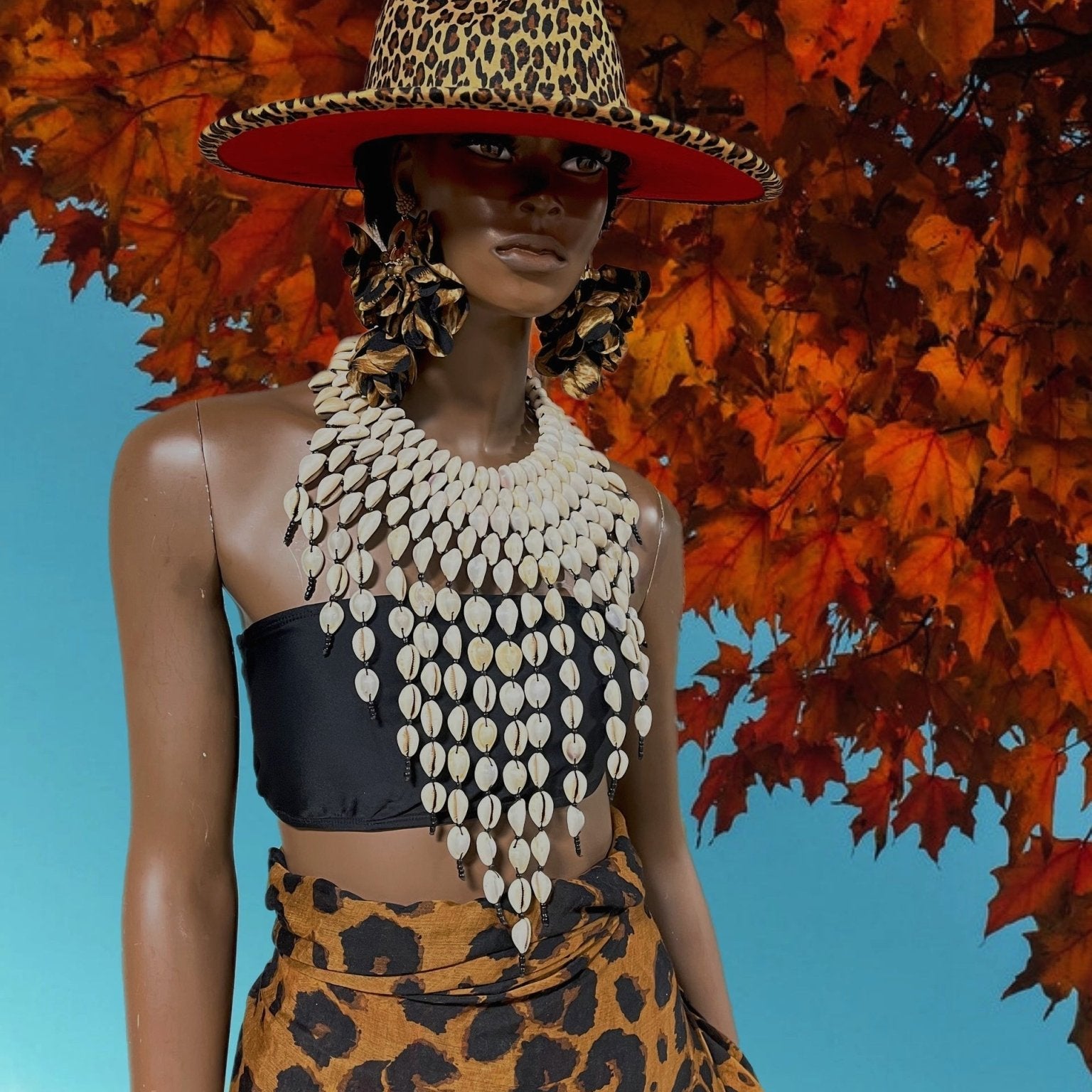 Genuine Cowry Shell Cascading Necklace - Trufacebygrace