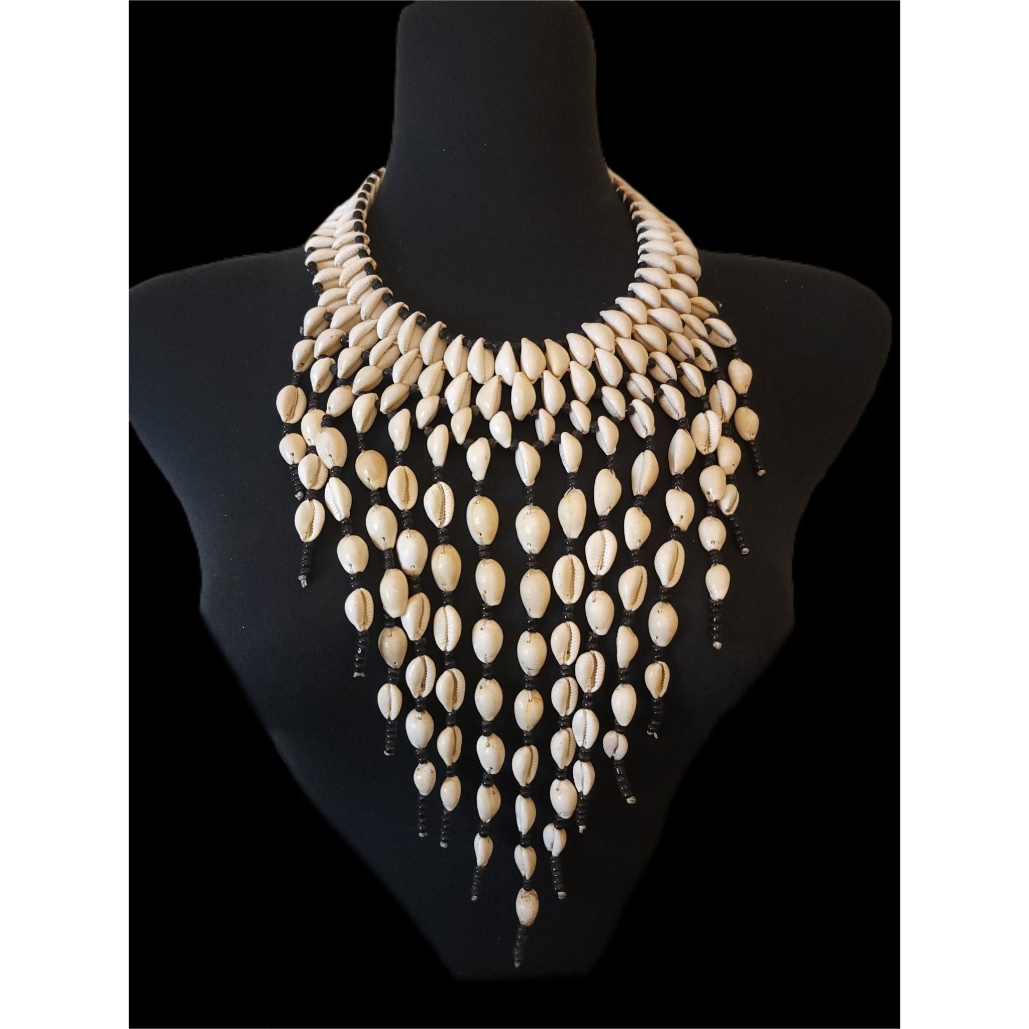 Genuine Cowry Shell Cascading Necklace - Trufacebygrace