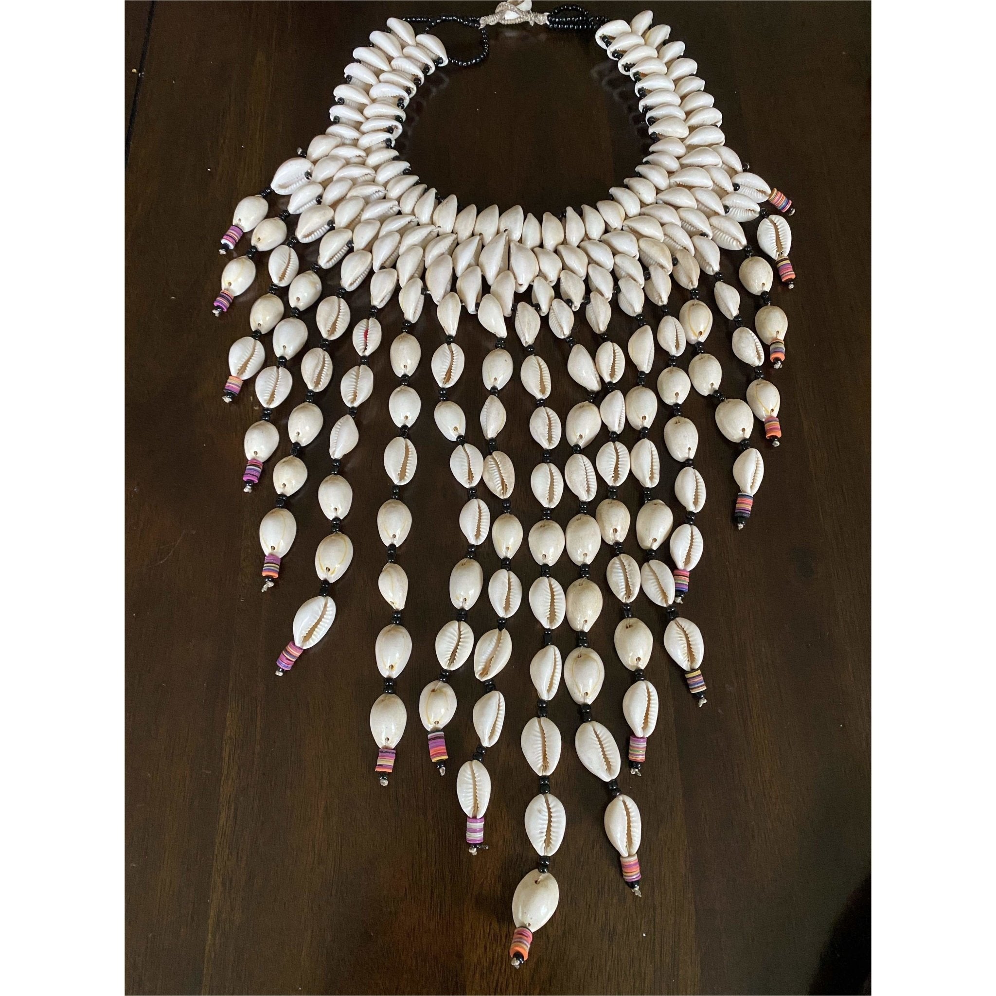 Genuine Cowry Shell Cascading Necklace - Trufacebygrace