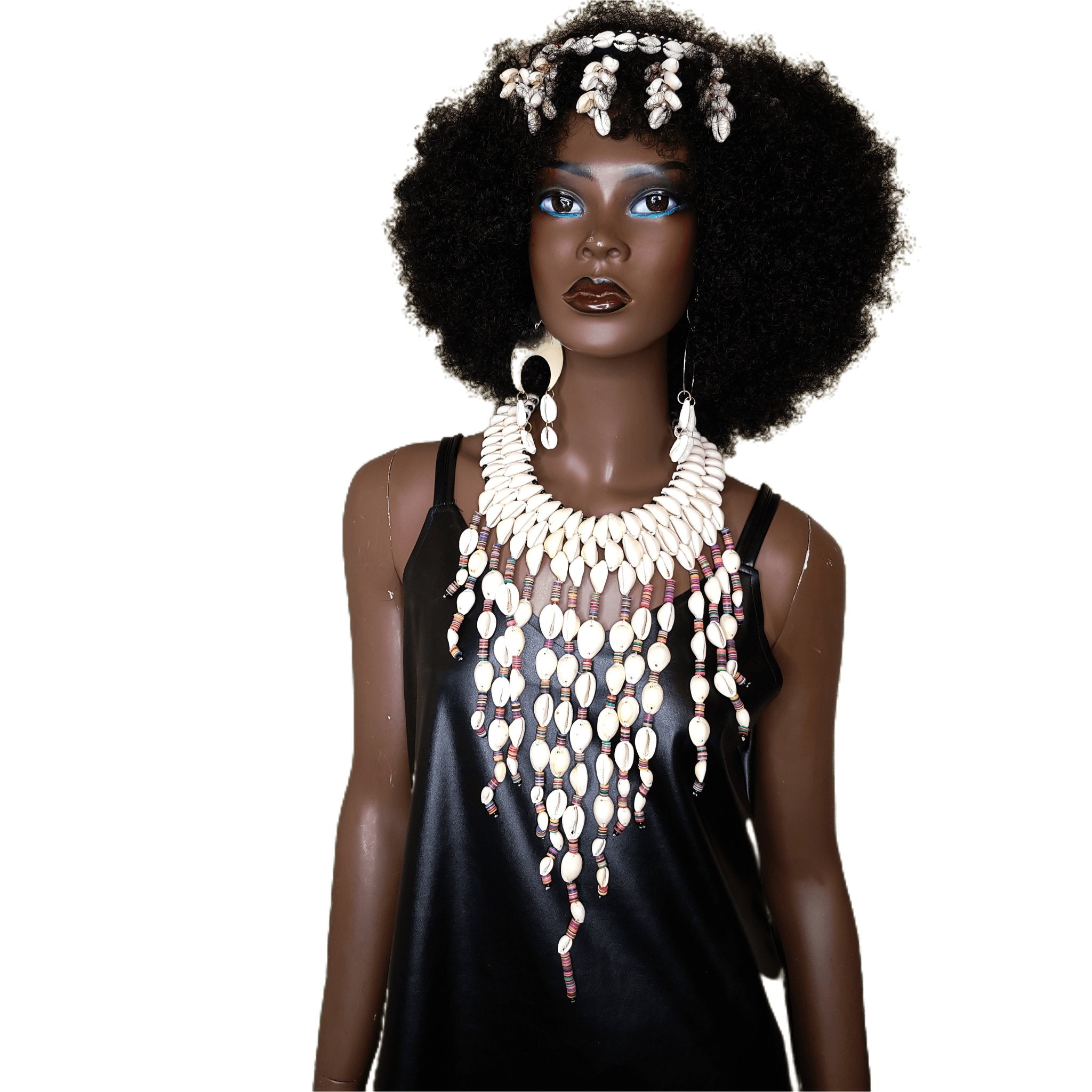 Genuine Cowry Shell Cascading Necklace - Trufacebygrace