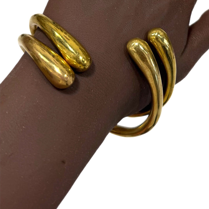 Geometric Brass Bracelet Collection - Trufacebygrace