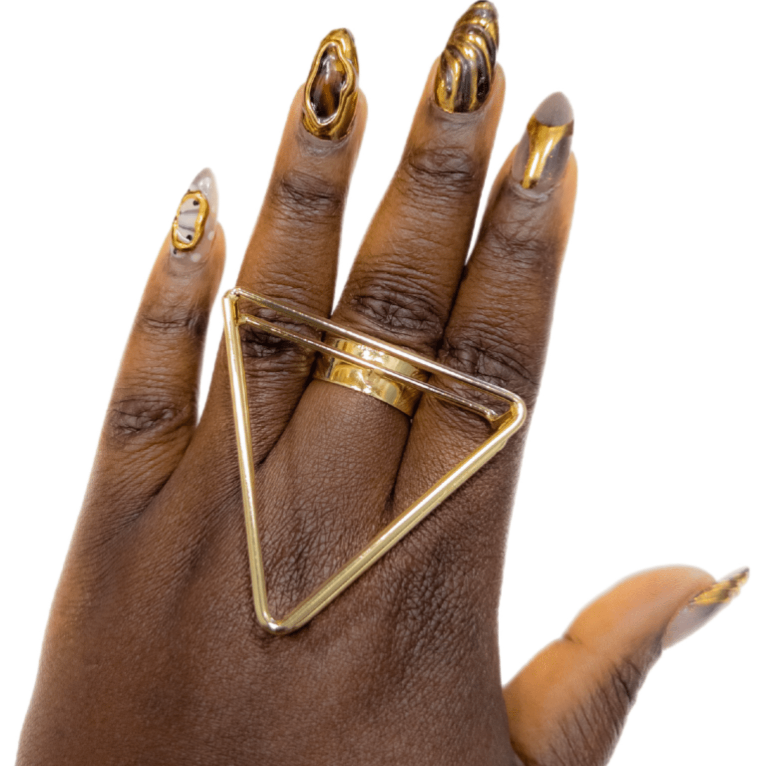 Geometric Triangle Statement Ring - Trufacebygrace