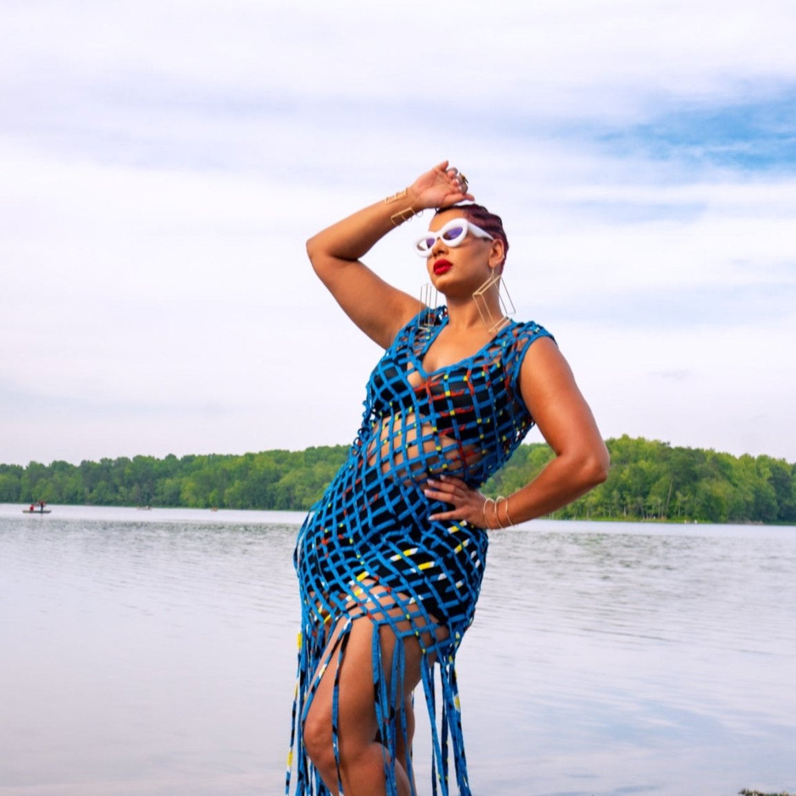Ghanaian Essence Fringe Dress - Trufacebygrace