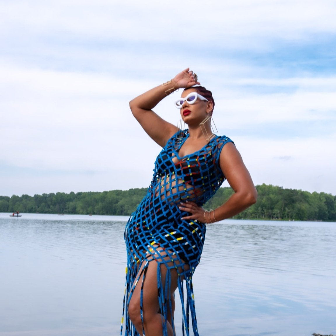 Ghanaian Essence Fringe Dress - Trufacebygrace