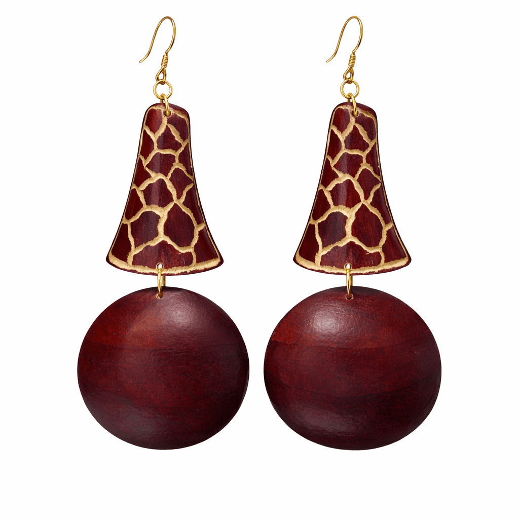 Giraffe Neck Statement Earrings - Trufacebygrace