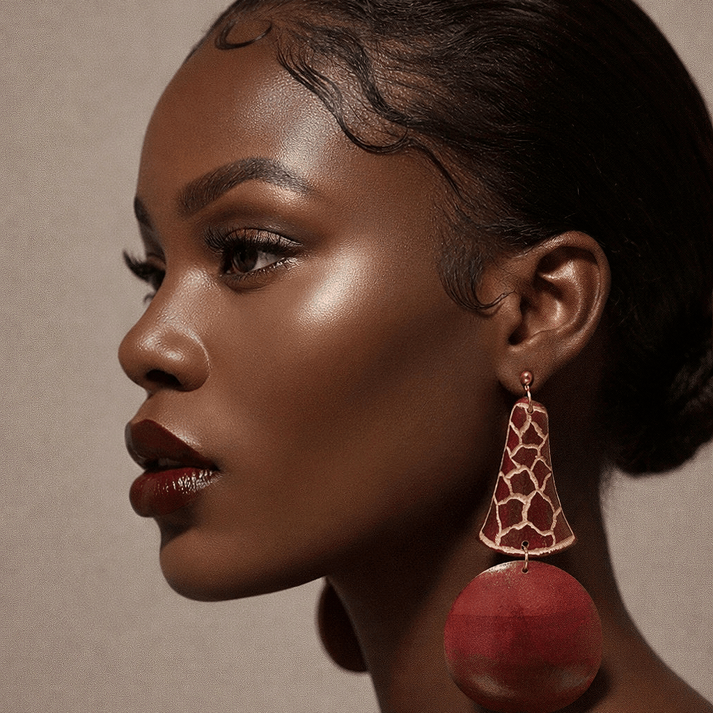 Giraffe Neck Statement Earrings - Trufacebygrace