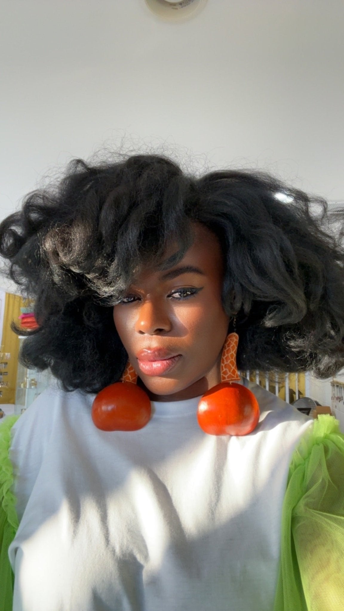 Giraffe Neck Statement Earrings - Trufacebygrace
