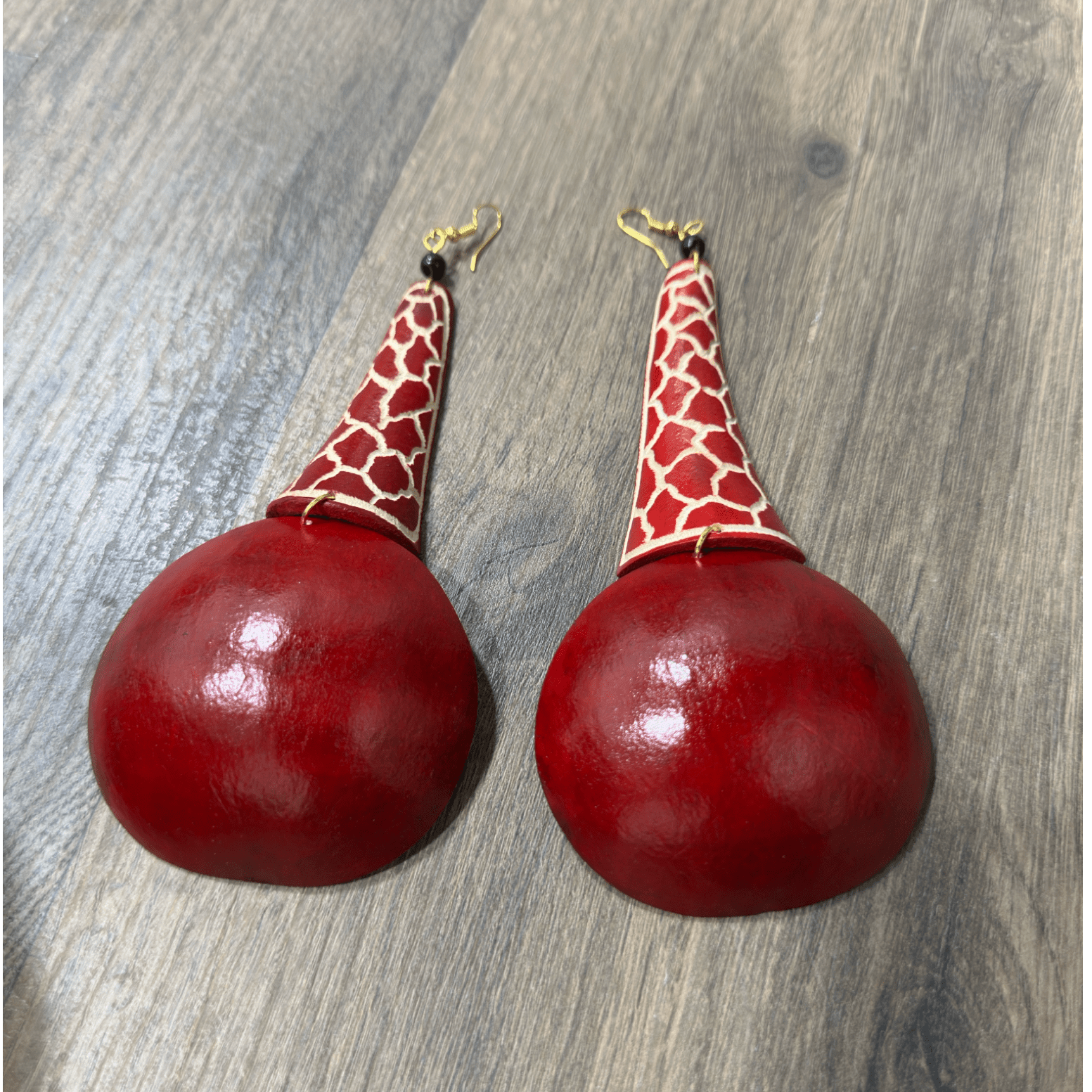Giraffe Neck Statement Earrings - Trufacebygrace